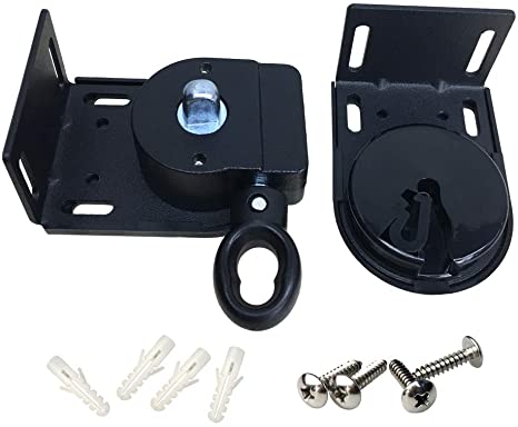 Cross Land Universal Mounting Brackets of Exterior Sun Shades,Outdoor/Indoor Roller up Blinds(Crank Operated/Cordless System) Black