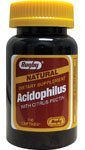 [3 Pack] Rugby Natural Acidophilus With Citrus Pectin 100 Count (pack Of 3)