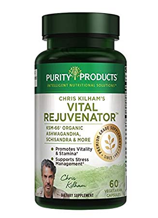 Chris Kilham's Vital Rejuvenator (Organic) Formula - Featuring ALL ORGANIC Ingredients – KSM-66® Ashwagandha, Schisandra Berry and Super Fruits - 60 capsules