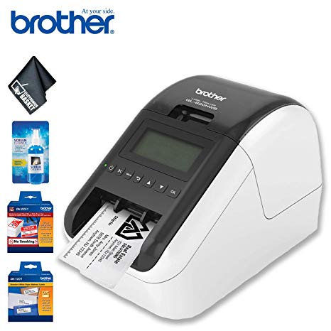 Brother QL-820NWB Professional Ultra Flexible Label Printer Standard Bundle