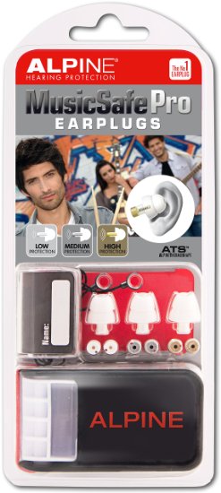 Alpine MusicSafe Pro Filter Ear Plugs for Musicians - White