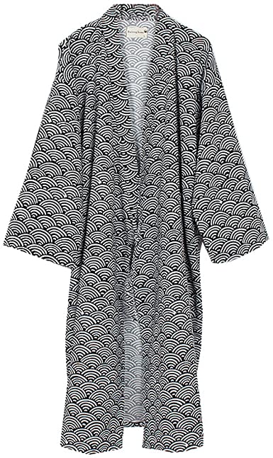 FANCY PUMPKIN Men's Yukata Robes Kimono Robe Khan Steamed Clothing Pajamas #04