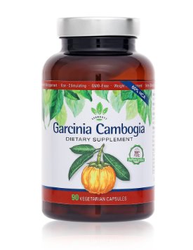 Garcinia Cambogia Dietary Supplements - Increased Weight Loss, Appetite Suppressant, All Natural, Non-GMO - Promotes Safe & Rapid Weight Loss, 90 capsules, By VeeBoost