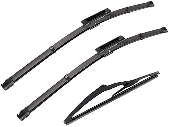 3 wiper Factory for 2013 Mini Cooper R56 Original Equipment Replacement Wiper Blade & Rear Wiper Blade Bundle Bayonet