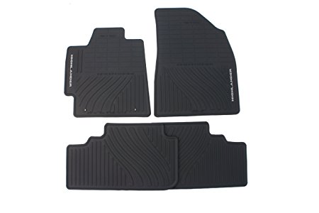 Genuine Toyota Accessories PT908-48G00-02 Front and Rear All-Weather Floor Mat - (Black), Set of 4