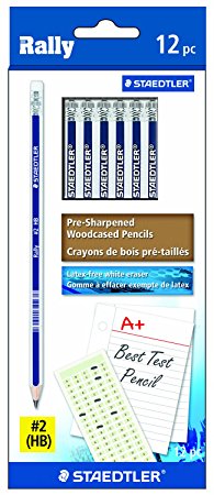 Staedtler Rally Graphite #2 Pencil, 12-Each (9122-2B12)