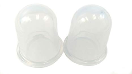 Top Chi™ 2 Cup Small Transparent Silicone Chinese Cupping Therapy Set