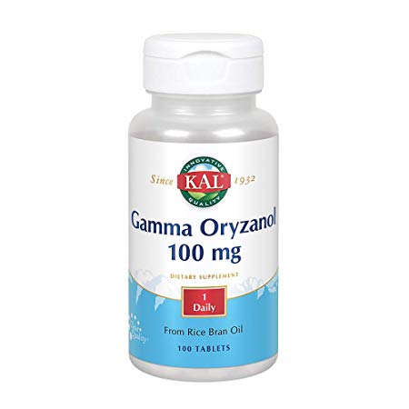 KAL Gamma Oryzanol 100 mg | Powerful Antioxidant for Healthy Aging, Exercise & Lipid Balance Support | ActivTab Rapid Disintegration | 100 Tablets