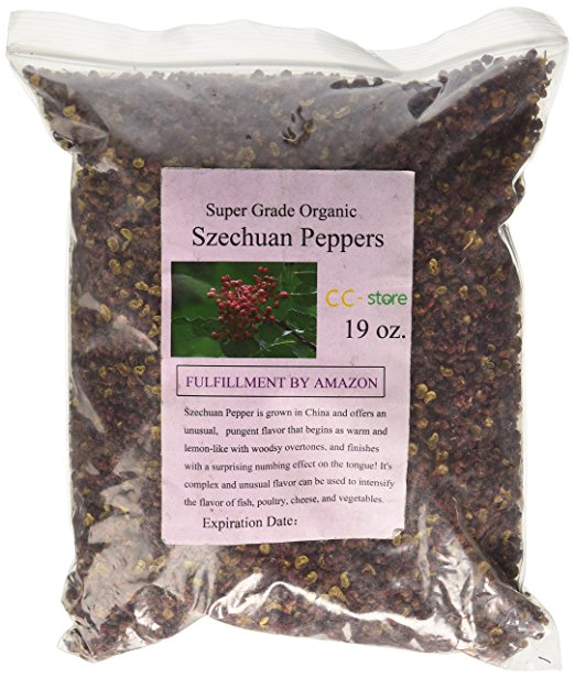 CC-Store strong smell, stimulate taste, organic red sichuan peppers (19 oz.)