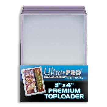 Ultra Pro Card Holders with 100 Ct Bag of Sleeves, Pack of 4