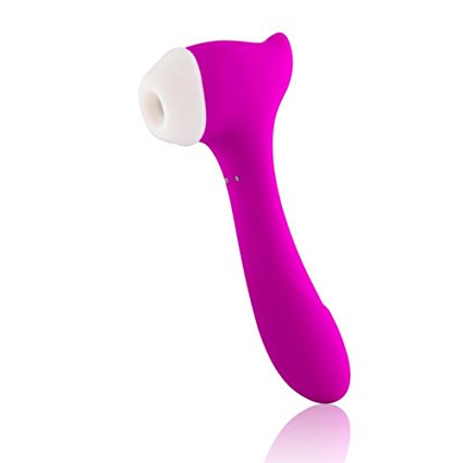 Vibrator Massager Wand for Women Wireless Vibrator with 8 Powerful Speeds & 3 Suction Modes Rechargeable Handheld Body Massager Wand Nice valentine's day gift (rosered)