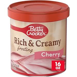 Betty Crocker Gluten Free Rich and Creamy Cherry Frosting, 16 oz.