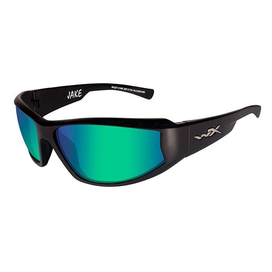 Wiley X Jake Polarized Emerald Mirror Sunglasses