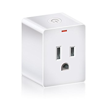 Smart Plug, Wi-Fi Enabled Mini Socket, Smart Switch with Timer Function WiFi Outlet Works with Amazon Alexa and Google Assistant