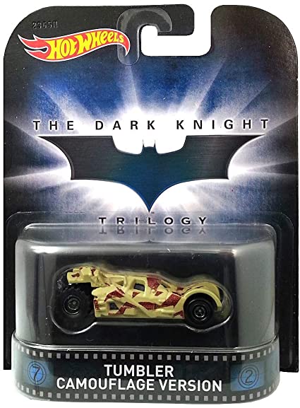 BATMAN'S TUMBLER CAMOUFLAGE VERSION from the THE DARK KNIGHT TRILOGY Hot Wheels 2015 Retro Entertainment Series 1:64 Scale Die Cast Vehicle