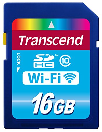 Transcend 16GB Wi-Fi SDHC Class 10 Memory Card