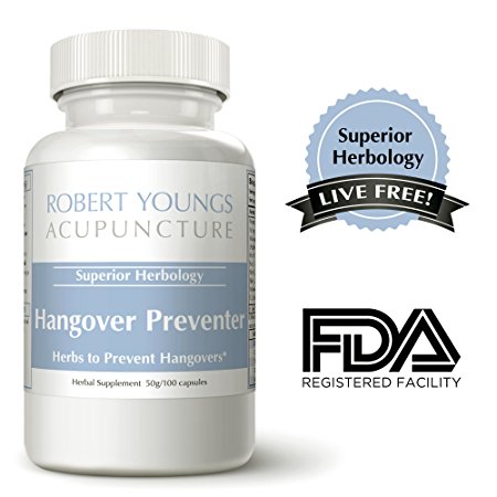 Hangover Preventer • Natural Herbal Hangover Prevention Pills That Work! • Hangover Cure • Liver Support Supplement • Hangover Pills • Vegetarian Capsules • No Hangovers