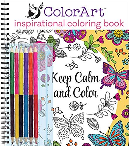 ColorArt: Inspirational Coloring Book with Colored Pencils
