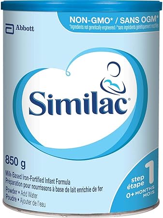 Similac Step 1 Non-GMO, Baby Formula, Powder, 850 g, 0  Months