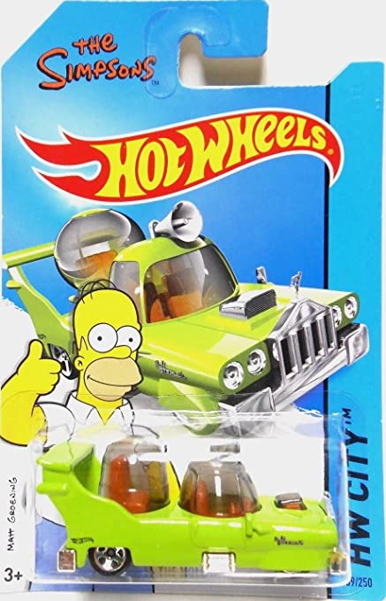 2014 Hot Wheels Hw City the Simpsons - the Homer