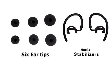 New Bluetooth headphones accessory hooks and eartips fit for Beyution Jarv ilive bluetooth headphones