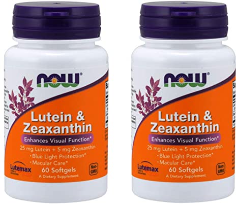 Now Foods, Lutein & Zeaxanthin, 60 Softgels - 2PC