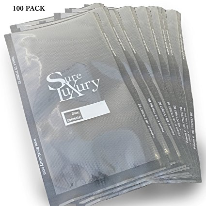 Vacuum Sealer Bags QTY 100 Food Saver Sealer Bag 3.5 MIL Commercial Grade BPA Free Prop 65 Approved (11" x 16")