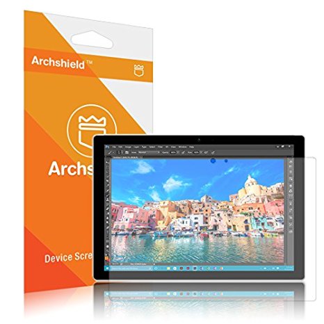 Archshield - Mircosoft Surface Pro 4 Premium High Definition (HD) Clear Screen Protector 2-Pack - Retail Packaging (Lifetime Warranty)