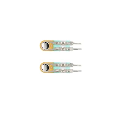 JESSINIE 2PCS Thin Film Pressure Sensor FSR402 Resistance Type Flexible Force Sensitive Resistor Force Sensor Pressure Sensor 5mm for Arduino