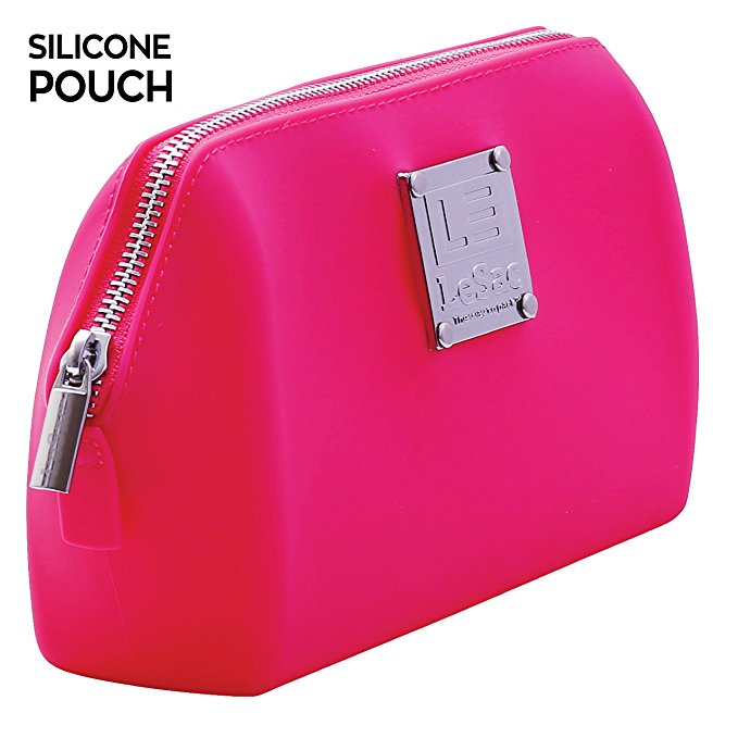 Le Sac Silky Soft Silicone Cosmetic Pouch Makeup Bag