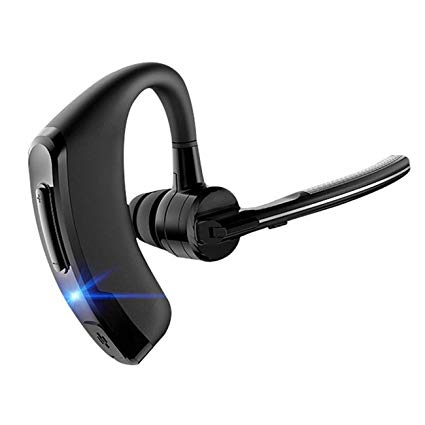 Bluetooth Earpiece, Bluetooth Headset Earbuds Stereo Sweatproof Headphone, Wireless Eearpiece Lightweight Handfree Mic Suit Business Meeting/Office/Driving Compatible Android/iOS