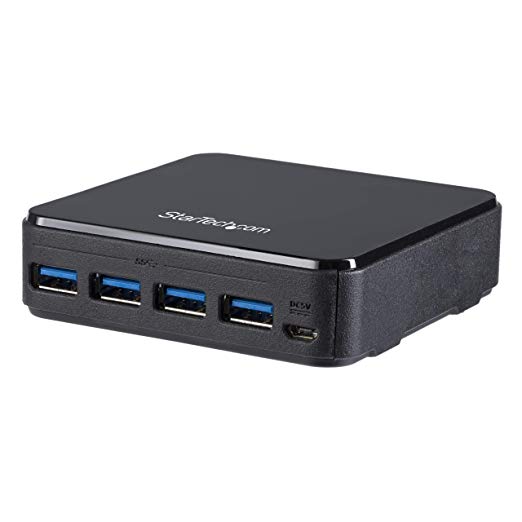 USB 3.0 Peripheral Sharing Switch - 4 USB 3.0 x 4 Computers - Mac / Windows / Linux - USB A/B Switch -  USB Switch