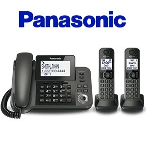 Panasonic KXTGF352 Digital Corded/Cordless Phone System with answering system and 2 handset
