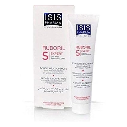 ISIS PHARMA RUBORIL EXPERT S ANTI REDNESS COUPEROSIS CREAM 30ML ship by circle shop
