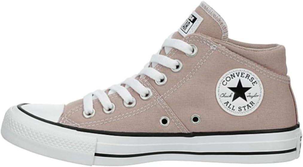 Converse Unisex Chuck Taylor All Star Madison Mid Canvas Sneaker - Lace up Closure Style - Chaotic Neutral/White/Black