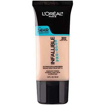 L'Oréal Paris Pro Glow Longwear Foundation, 202 Creamy Natural 30 ml (Amazon Exclusive)