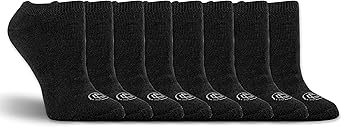 Doctor's Choice Men's & Women's Diabetic Socks, No Show, 4 Pairs, Multiple Sizes