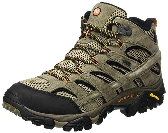 Merrell Men's Moab 2 Mid Leather Gore-tex High Rise Hiking Boots