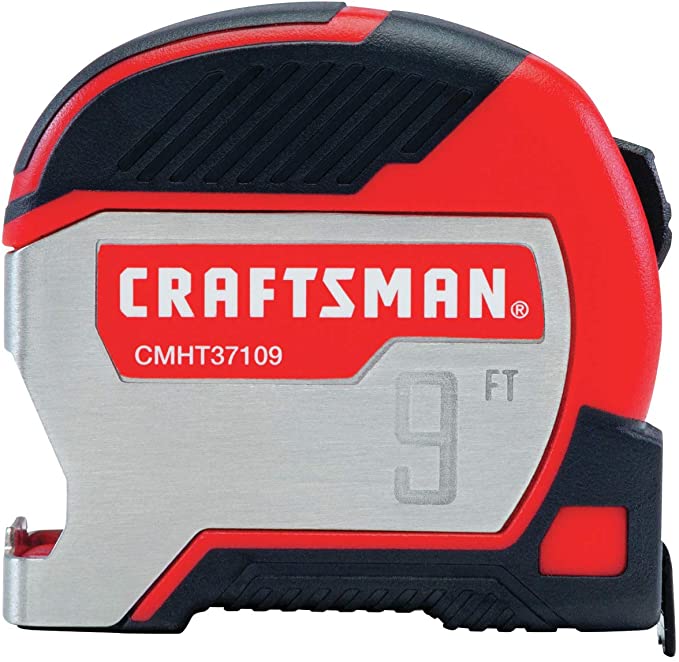 CRAFTSMAN Tape Measure, Pocket, 9-Foot (CMHT37109S)