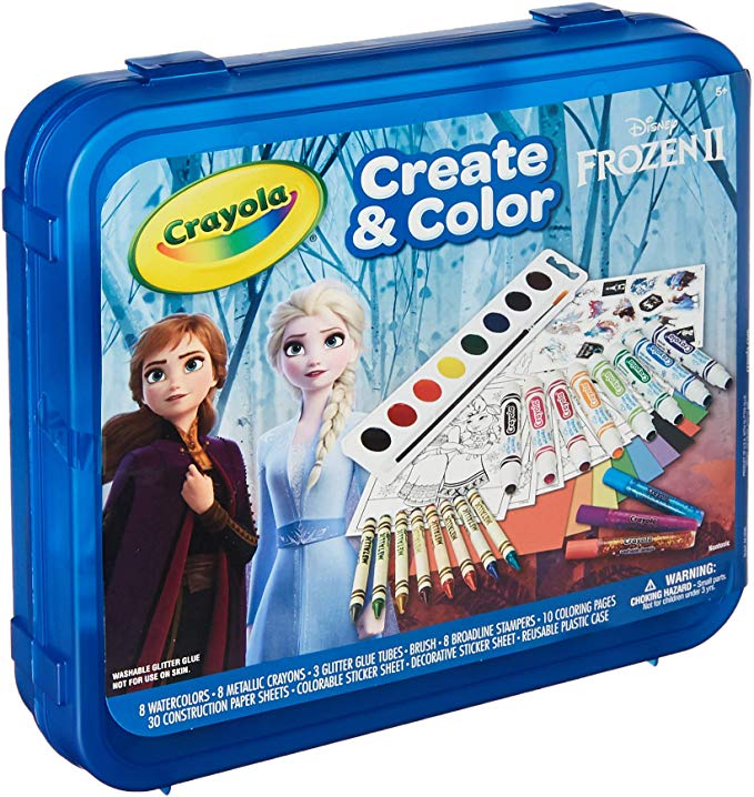 Frozen 2 Art Set, Arts & Crafts, Gift for Kids, Ages 5, 6, 7, 8