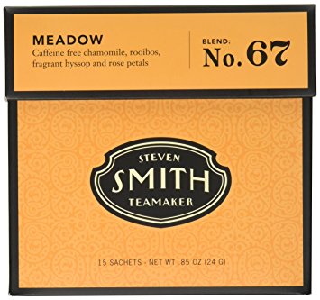 Smith Teamaker Meadow Blend No. 67 (Large Cut Herbal Infusion), 0.85 oz, 15 Bags