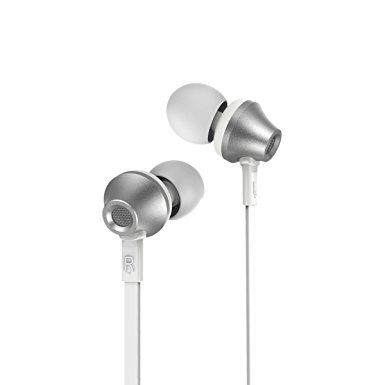 Remax RM-610D Portable Sport Stereo In-ear with 3.5mm Jack Earbuds Hands-free Earphone Headset for Smartphone (Silver)