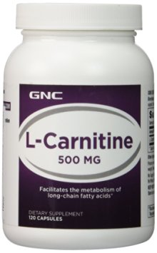 GNC L-Carnitine 500 500mg 120 Capsules