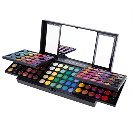 ACEVIVI 180 Colors Eyeshadow Makeup Palette Cosmetic Contouring Kit Natural Eye Shadow Pallet - Ideal for Professional and Daily Use