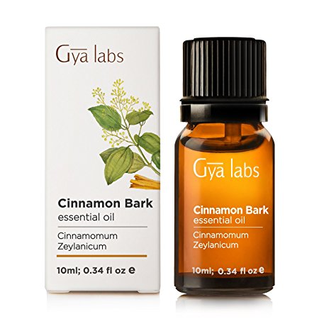 Cinnamon Bark (Madagascar) - 100% Pure, Undiluted, Organic, Natural & Therapeutic Grade Essential oil For Aromatherapy Diffuser, Health Skin and Relaxtion - 10ml - Gya Labs