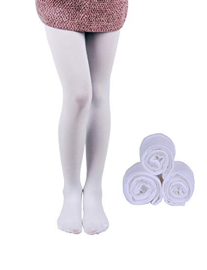 3-Pack Girls Microfiber Tights Multiple Colors