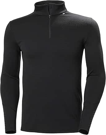 Helly Hansen Men's Lifa Merino Midweight 1/2 Zip Base Layer