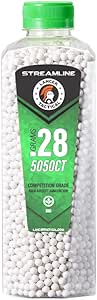 Lancer Tactical New Polished Biodegradable Airsoft BBS-Competition Grade, Made in Taiwan, 5050 Count, Preimum Biodegradable/Biodegradable Tracer