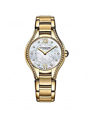 Raymond Weil Noemia Mother of Pearl Diamond Yellow Gold PVD Steel Ladies Watch 5124-PS-00985