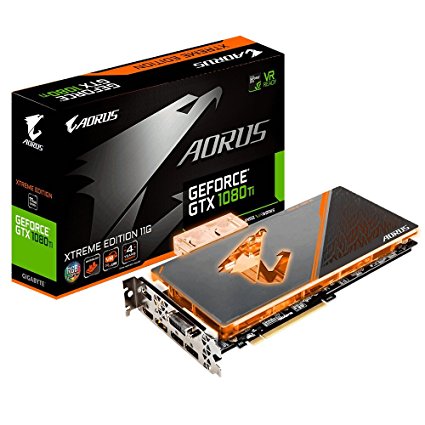 Gigabyte GV-N108TAORUSX WB-11GD AORUS GeForce GTX 1080 Ti Waterforce WB Xtreme Edition 11G  Graphic Cards